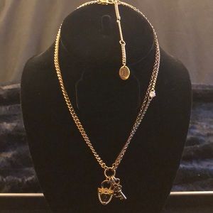 Juicy Couture Gold Locket Necklace